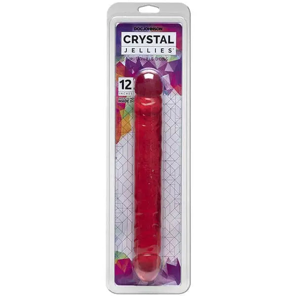 Crystal Jellies 12 Inch Double Dong - Save 15% - Fast Shipping - Dildo United Kingdom Stoke-on-trent
