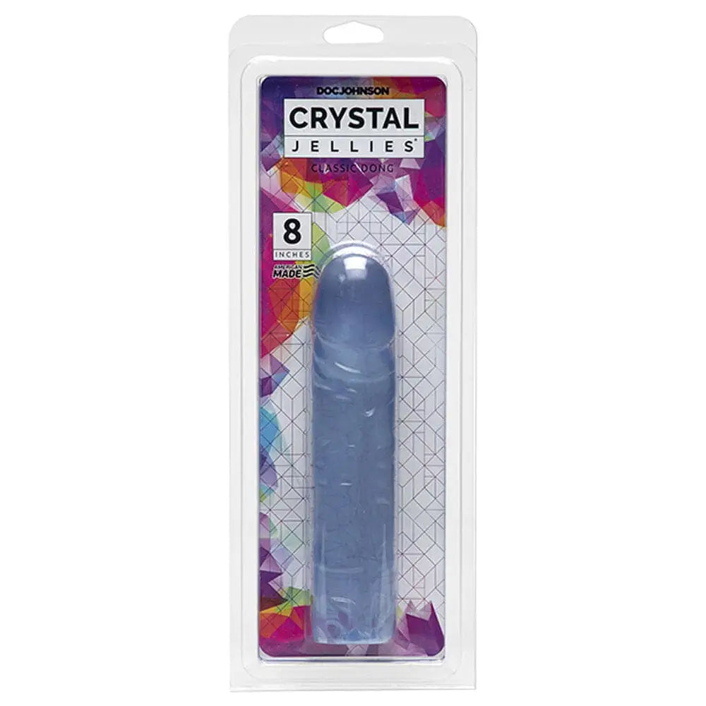 Crystal Jellies 8 Inch Dong Clear - Save 15% - Fast Shipping - Dildo United Kingdom Stoke-on-trent