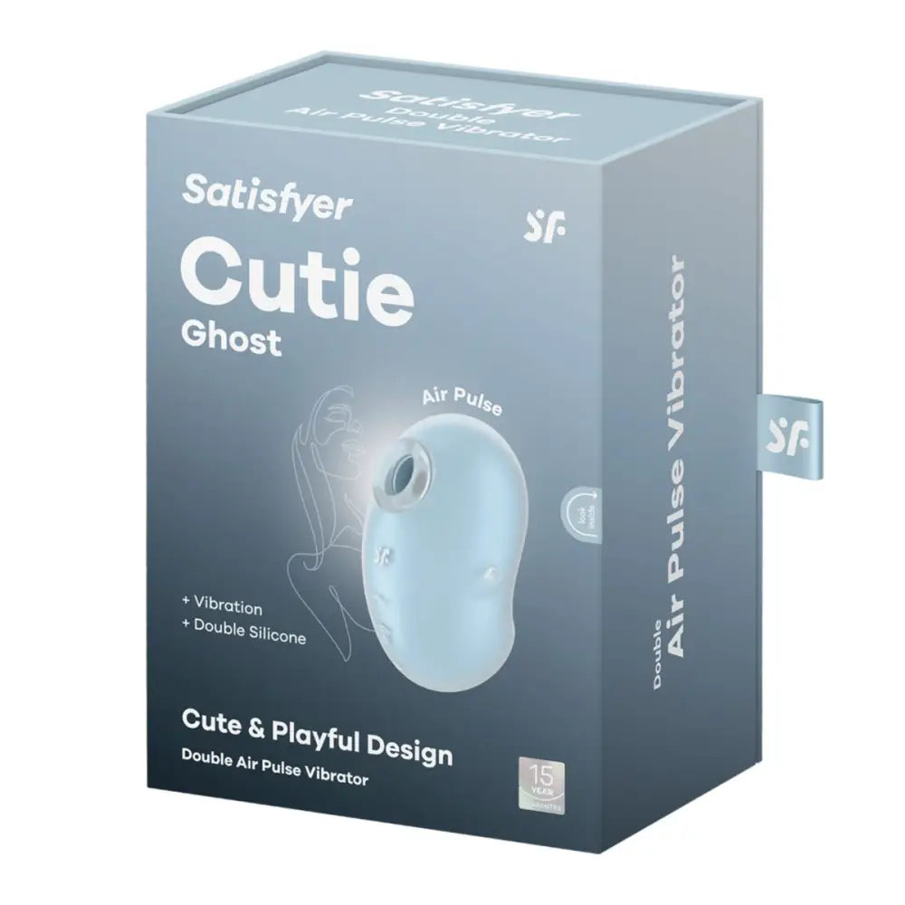 Satisfyer Cutie Ghost Blue Air Pulse & Vibration Clitoral Sex Toy - Save 15% - – - Vibrator United Kingdom Stoke-on-trent