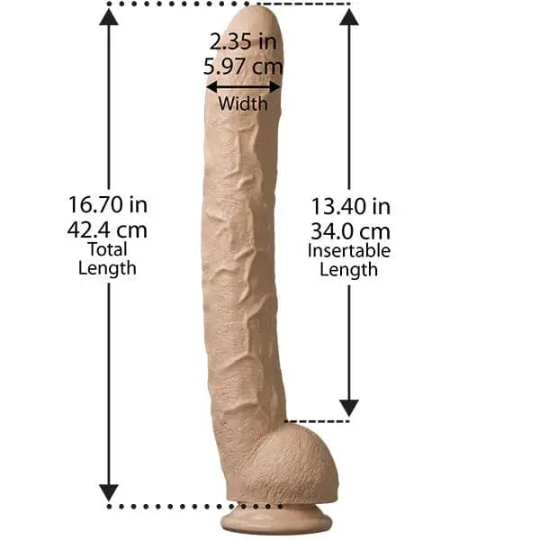 Dick Rambone Gigantic 15 Inch Dildo - Save 20% - Fast Shipping - United Kingdom Stoke-on-trent