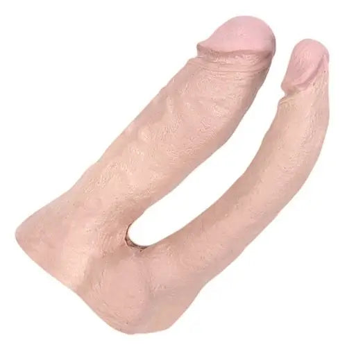 Doc Johnson Double Penetrator Dildo - Flesh - Ended Dildos - Save 15% - Fast Shipping - United Kingdom Stoke-on-trent