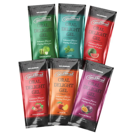 Doc Johnson Good Head Oral Delight Gel for Blow Jobs 6 Flavours - Save 10% - for - Sale United Kingdom Stoke-on-trent