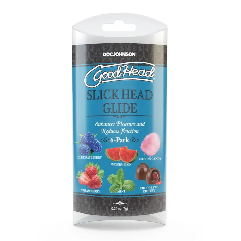 Doc Johnson Good Head Slick Glide Water-based Lubricant 6 Flavours - Save 10% - Water-based - Sale United Kingdom Stoke-on-trent