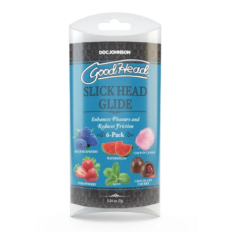 Doc Johnson Good Head Slick Glide Water-based Lubricant 6 Flavours - Save 10% - Water-based - Sale United Kingdom Stoke-on-trent