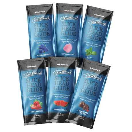 Doc Johnson Good Head Slick Glide Water-based Lubricant 6 Flavours - Save 10% - Water-based - Sale United Kingdom Stoke-on-trent