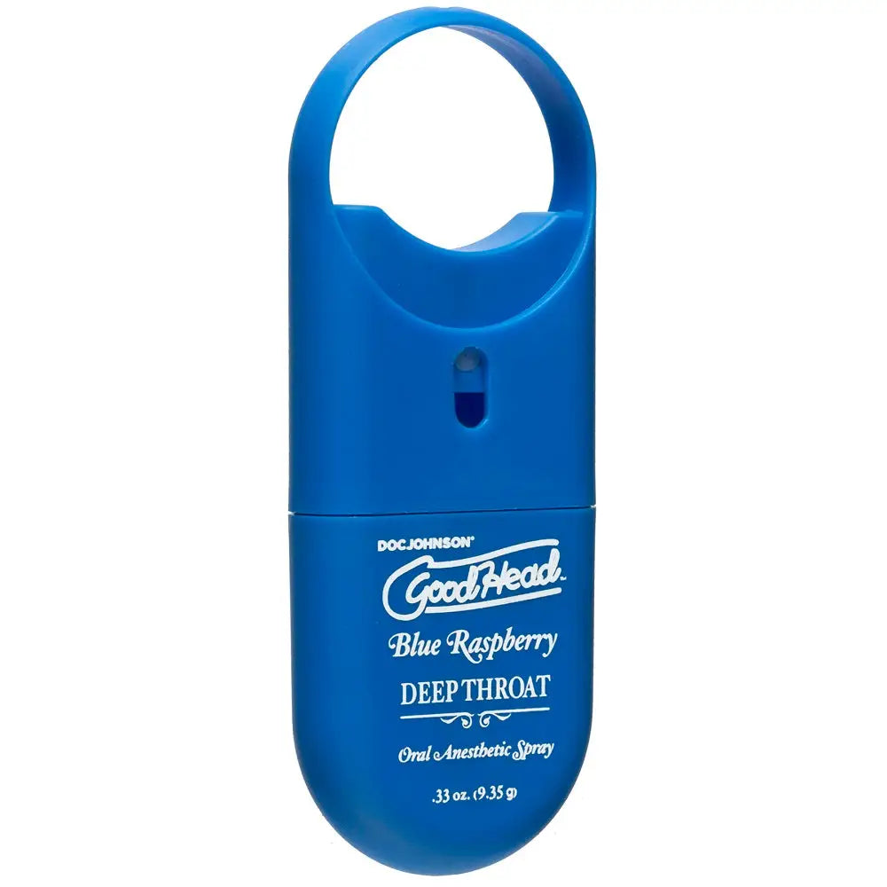 Doc Johnson Goodhead To-go-deep Throat Spray - Blue Raspberry - Goodhead To-go-deep - Fast - Sex Essentials United Kingdom Stoke-on-trent