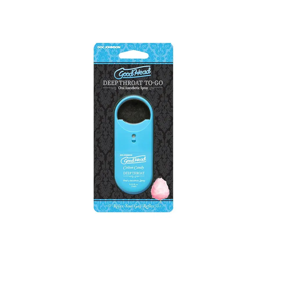 Doc Johnson Goodhead To-go-deep Throat Spray - Cotton Candy - Goodhead To-go-deep - Fast - Sex Essentials United Kingdom Stoke-on-trent