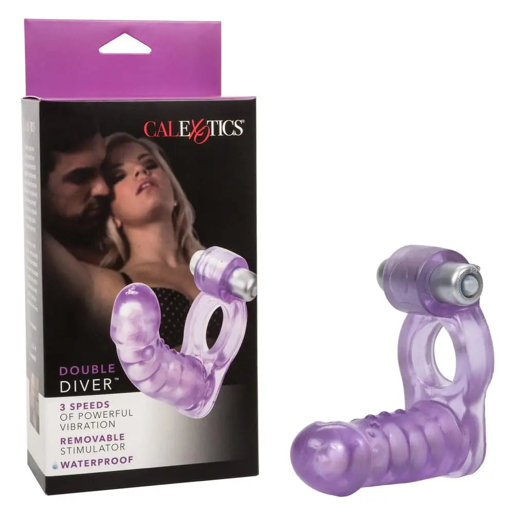 Double Diver Vibrating Duo Penetrator - Save 15% - Fast Shipping - Dildo United Kingdom Stoke-on-trent