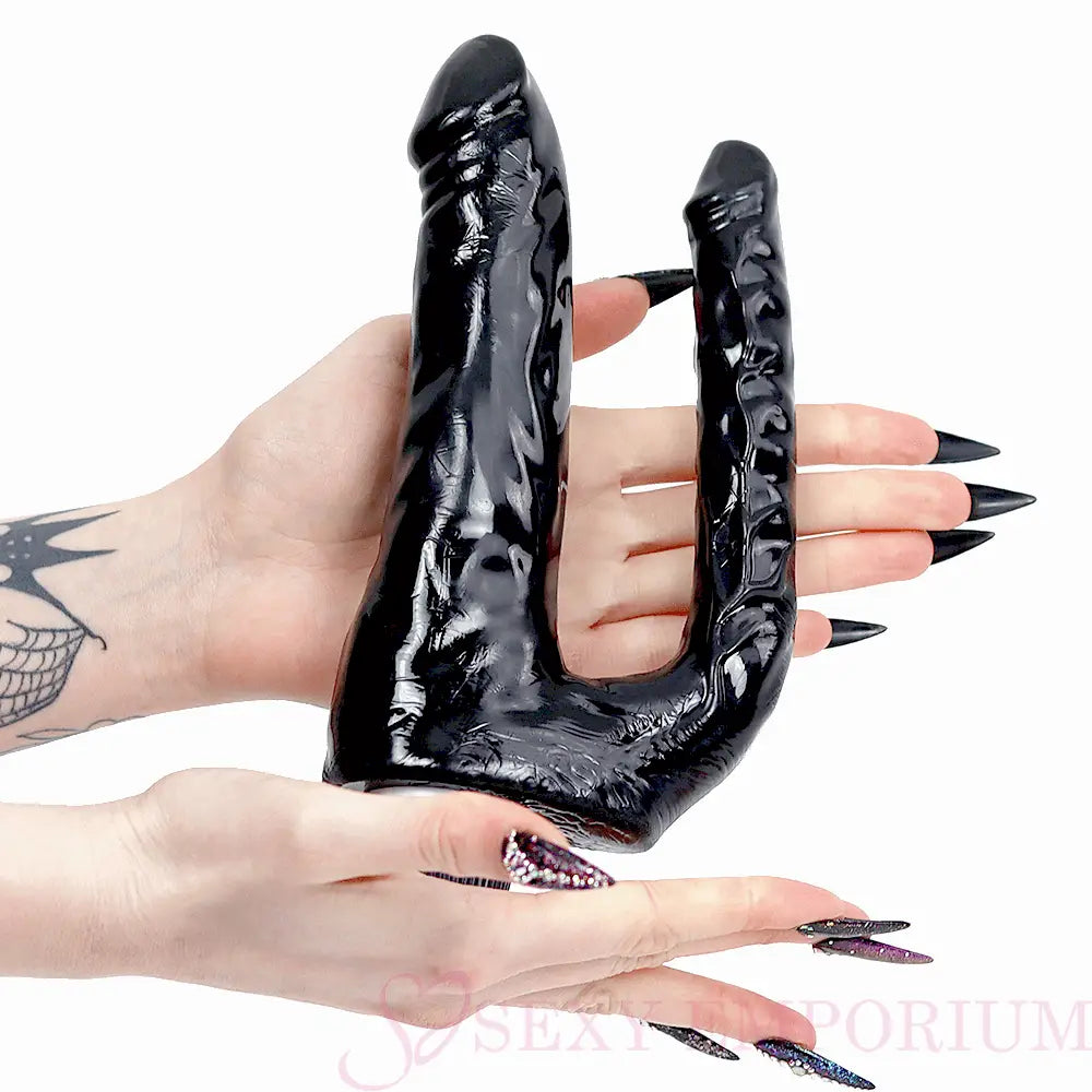 Double Penetration Vibrator Black - Save 15% - Fast Shipping - United Kingdom Stoke-on-trent