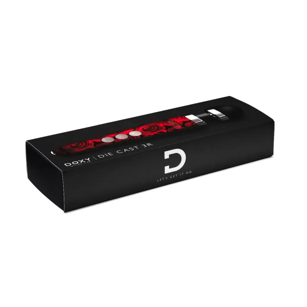 Doxy Die Cast 3 Rechargeable - Roses - Save 10% - Fast Shipping - Vibrator United Kingdom Stoke-on-trent