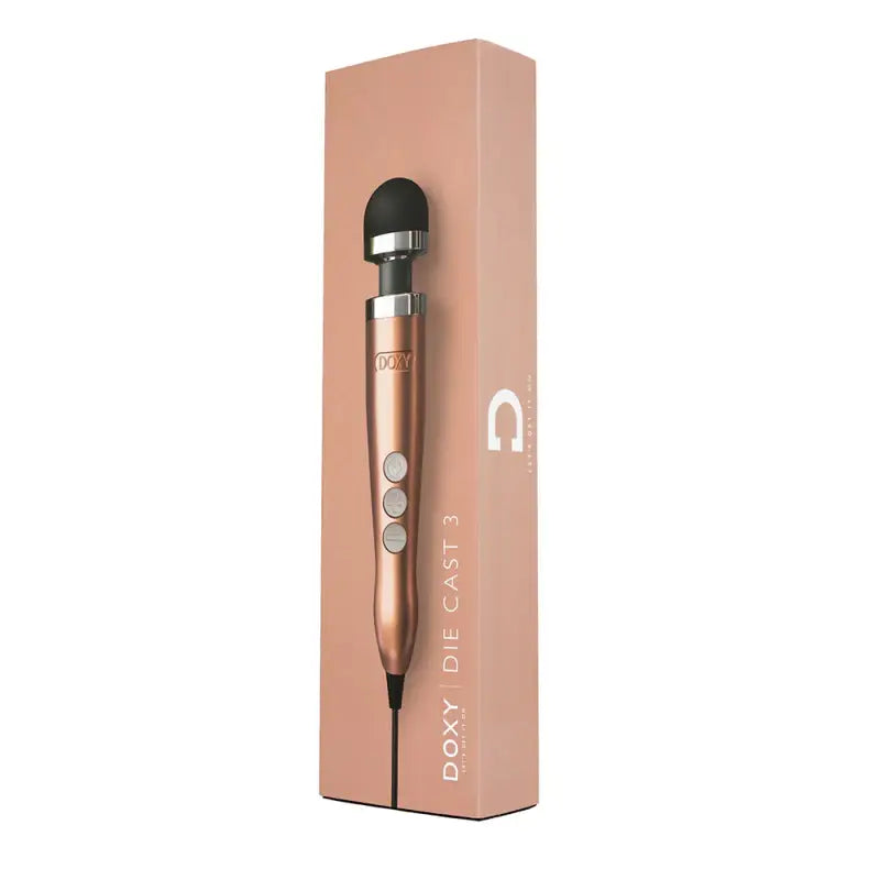 Doxy Die Cast 3 - Rose Gold - Save 5% - Fast Shipping - Vibrator United Kingdom Stoke-on-trent