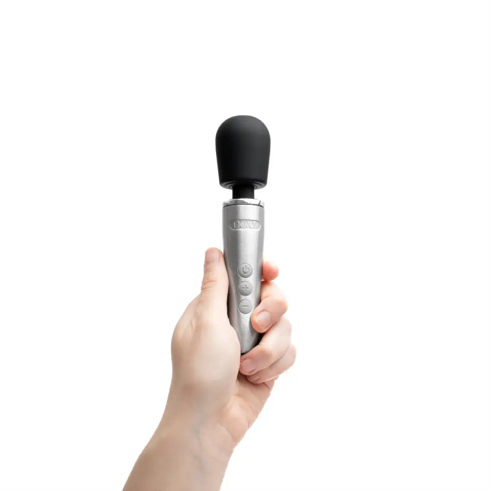 Doxy Go - Brushed Metal - Save 15% - Fast Shipping - Vibrator United Kingdom Stoke-on-trent