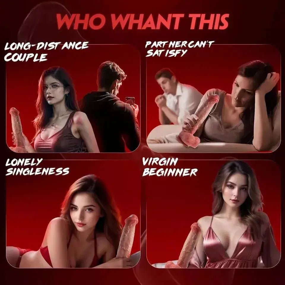 Dual Silicone Dildo 2 Layer Thick Big Sex Toy Huge Realistic Large Giant Penis - Original Sexy Emporium United Kingdom Stoke-on-trent