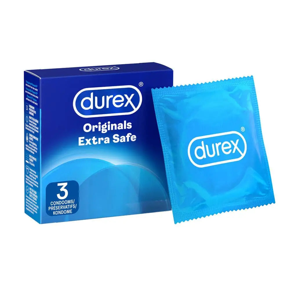 Durex Extra Safe Regular Fit Condoms 3 Pack - Save 20% - Fast Shipping - Sale United Kingdom Stoke-on-trent