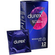 Durex Mutual Climax Regular Fit Condoms 12 Pack - Save 20% - Fast Shipping - Sale United Kingdom Stoke-on-trent