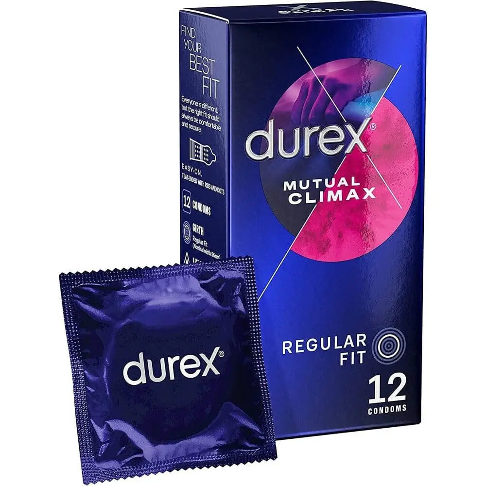 Durex Mutual Climax Regular Fit Condoms 12 Pack - Save 20% - Fast Shipping - Sale United Kingdom Stoke-on-trent