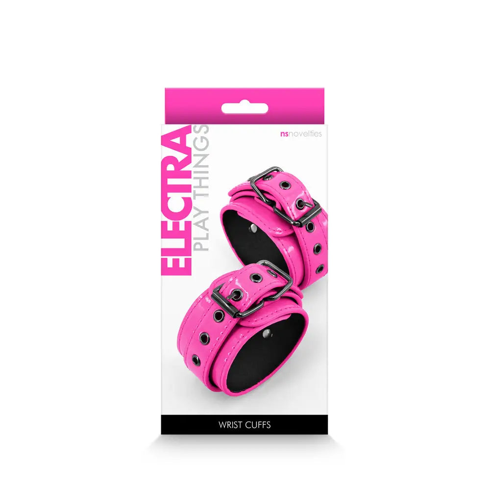 Electra Wrist Cuffs Pink - New Products – Latest Sex Toys & Adult Arrivals United Kingdom Stoke-on-trent