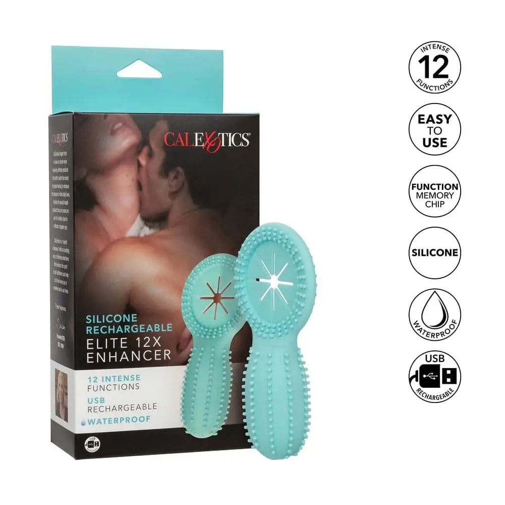 Elite 12x Enhancer Rechargeable Cock Ring - Save 15% - 12x - Fast Shipping - Sale United Kingdom Stoke-on-trent