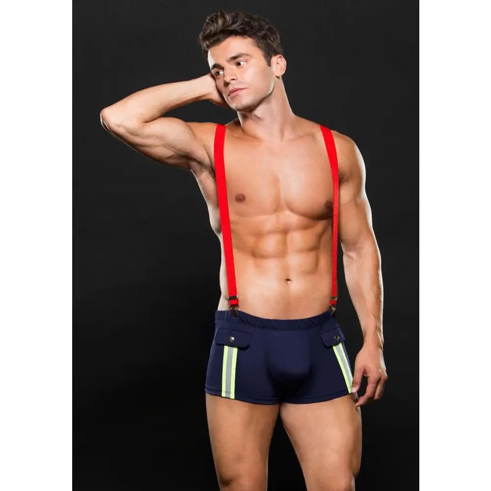 Envy Fireman Bottom with Suspenders 2 Pc Multi M/l - Save 15% - Fireman Bottom with Suspenders Pc M/l - Fast - Sale United Kingdom