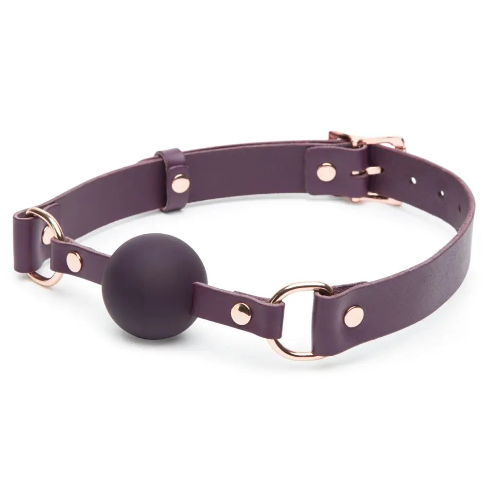Fifty Shades Freed Cherished Collection Leather Ball Gag - Save 30% - Fast - Sale United Kingdom Stoke-on-trent
