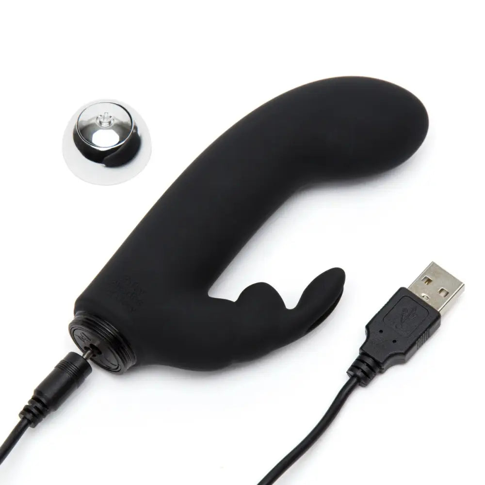 Fifty Shades of Grey Greedy Girl Rechargeable Mini Rabbit Vibrator - Save 10% - United Kingdom Stoke-on-trent