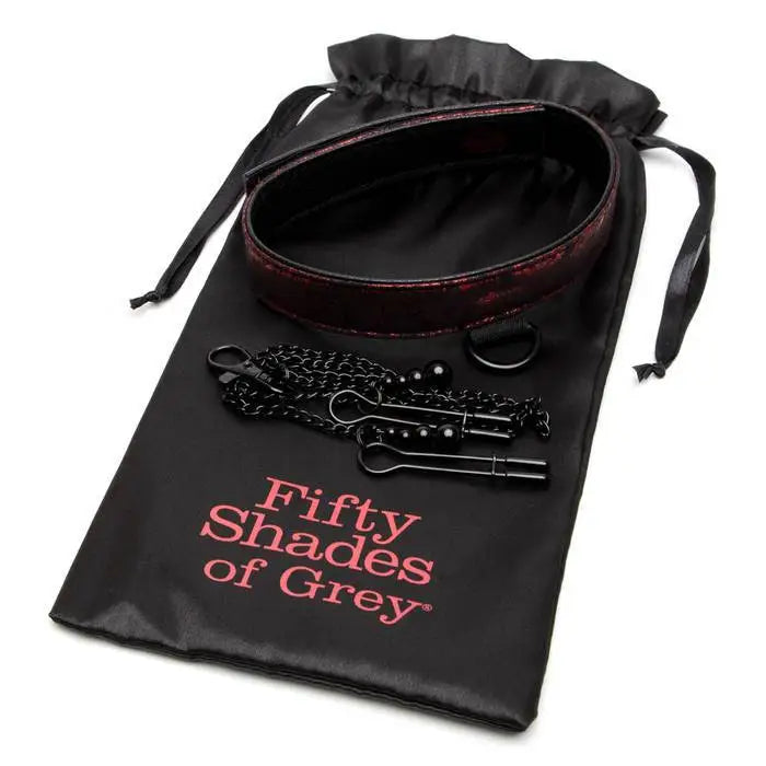 Fifty Shades of Grey Sweet Anticipation Collar Nipple Clamps - Save 30% - Fast - Sale United Kingdom Stoke-on-trent