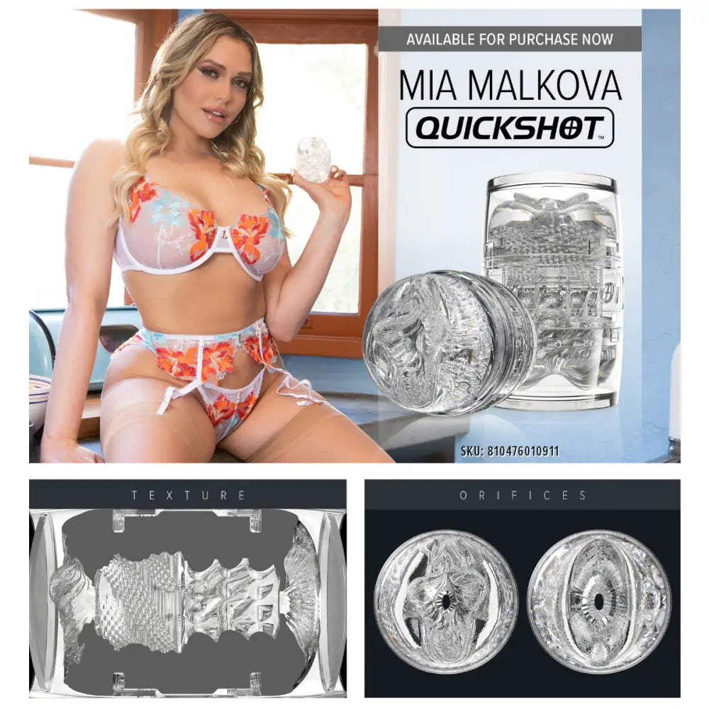 Fleshlight Quickshot Mia Malkova Male Masturbator Sex Toy - Save 15% - – Compact Uk - Sale United Kingdom Stoke-on-trent