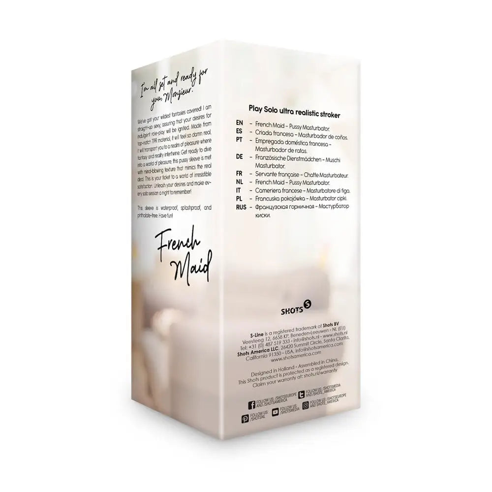 French Maid Pussy Masturbator - Fast Shipping - Male Masturbators United Kingdom Stoke-on-trent