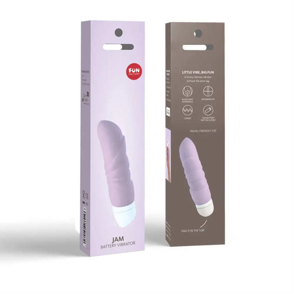 Fun Factory Jam - Pastel Lilac - Mini Vibrator - Save 20% - Fast Shipping - United Kingdom Stoke-on-trent
