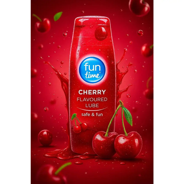 Fun Time Cherry Lubricant 75ml - Save 30% - Fast Shipping - Sale United Kingdom Stoke-on-trent