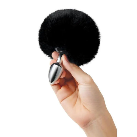 Furry Tales Black Bunny Tail Butt Plug - Save 15% - Fast Shipping - Sale United Kingdom Stoke-on-trent