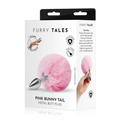 Furry Tales Pink Bunny Tail Butt Plug - Save 15% - Fast Shipping - Sale United Kingdom Stoke-on-trent