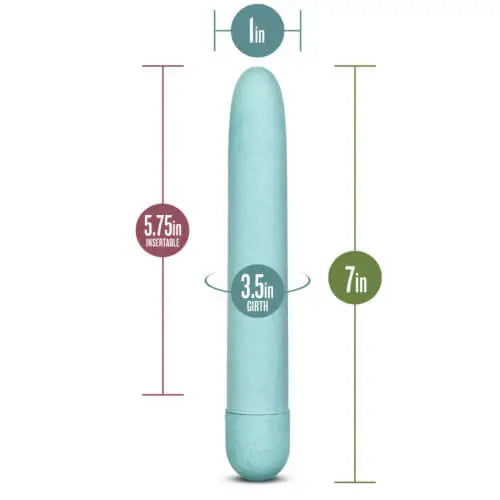 Gaia Biodegradable Eco Vibrator Blue - Bullet Vibrators - Save 15% - Fast Shipping - United Kingdom Stoke-on-trent