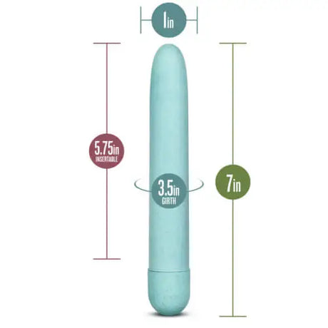 Gaia Biodegradable Eco Vibrator Blue - Bullet Vibrators - Save 15% - Fast Shipping - United Kingdom Stoke-on-trent