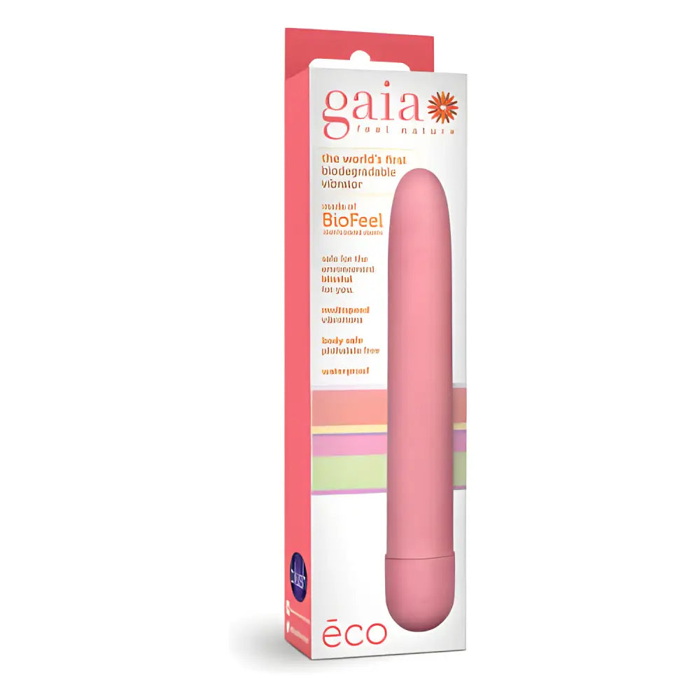 Gaia Biodegradable Eco Vibrator Pink - Bullet Vibrators - Save 15% - Fast Shipping - United Kingdom Stoke-on-trent
