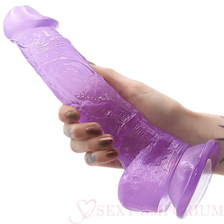 Gargantua Lifelike 9.5 Inch Dildo Purple - Dildos - Save 30% - Fast Shipping - United Kingdom Stoke-on-trent