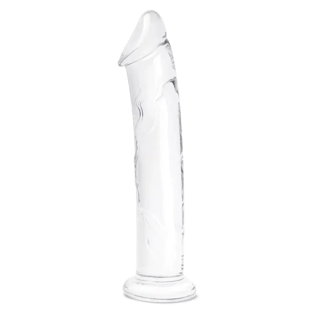 Glass 12inch Dildo with Veins and Flat Base - Save 5% - with - Fast - United Kingdom Stoke-on-trent
