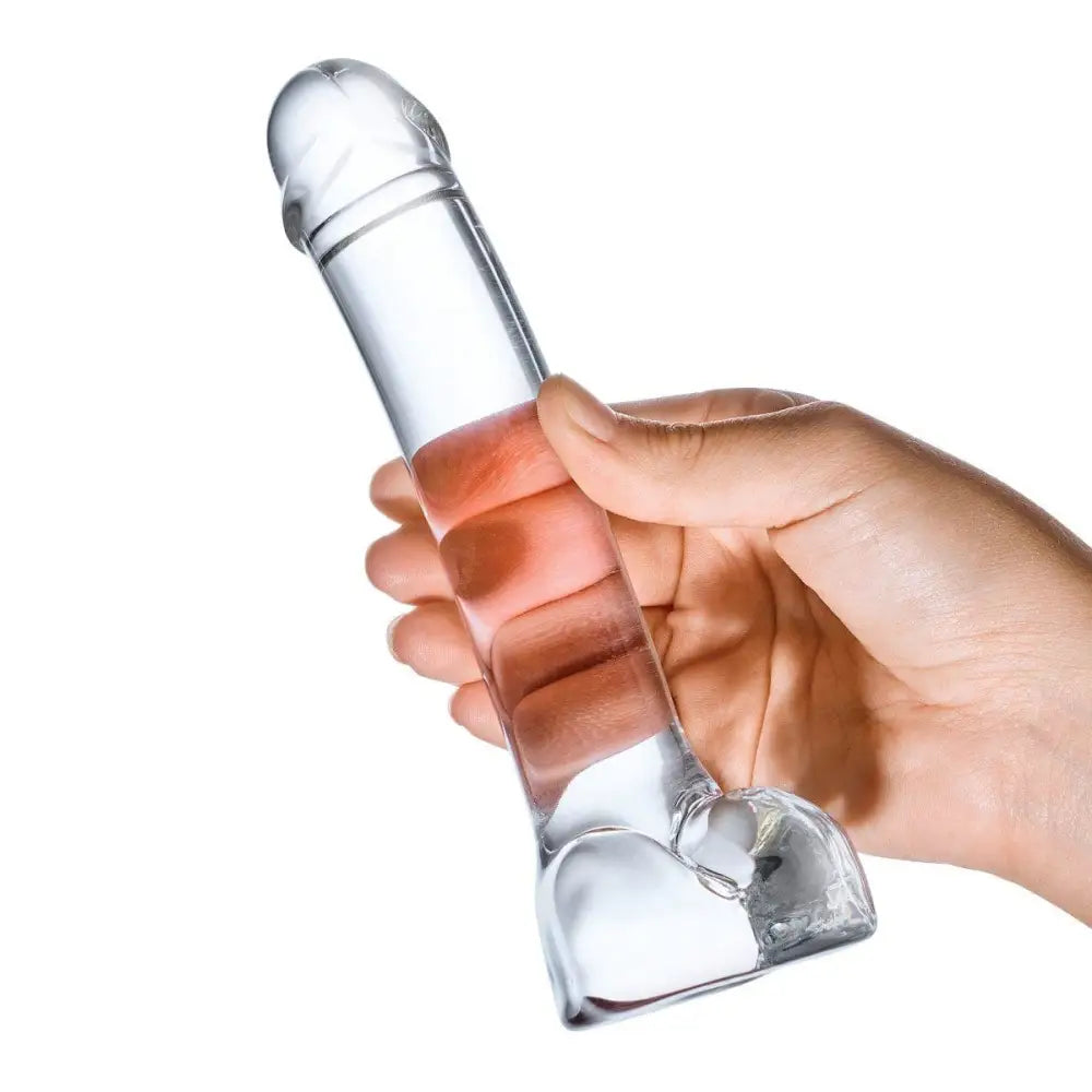 Glass Realistic Penis Shaped Dildo - Save 20% - Fast Shipping - United Kingdom Stoke-on-trent