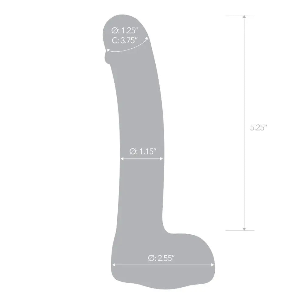 Glass Realistic Penis Shaped Dildo - Save 20% - Fast Shipping - United Kingdom Stoke-on-trent