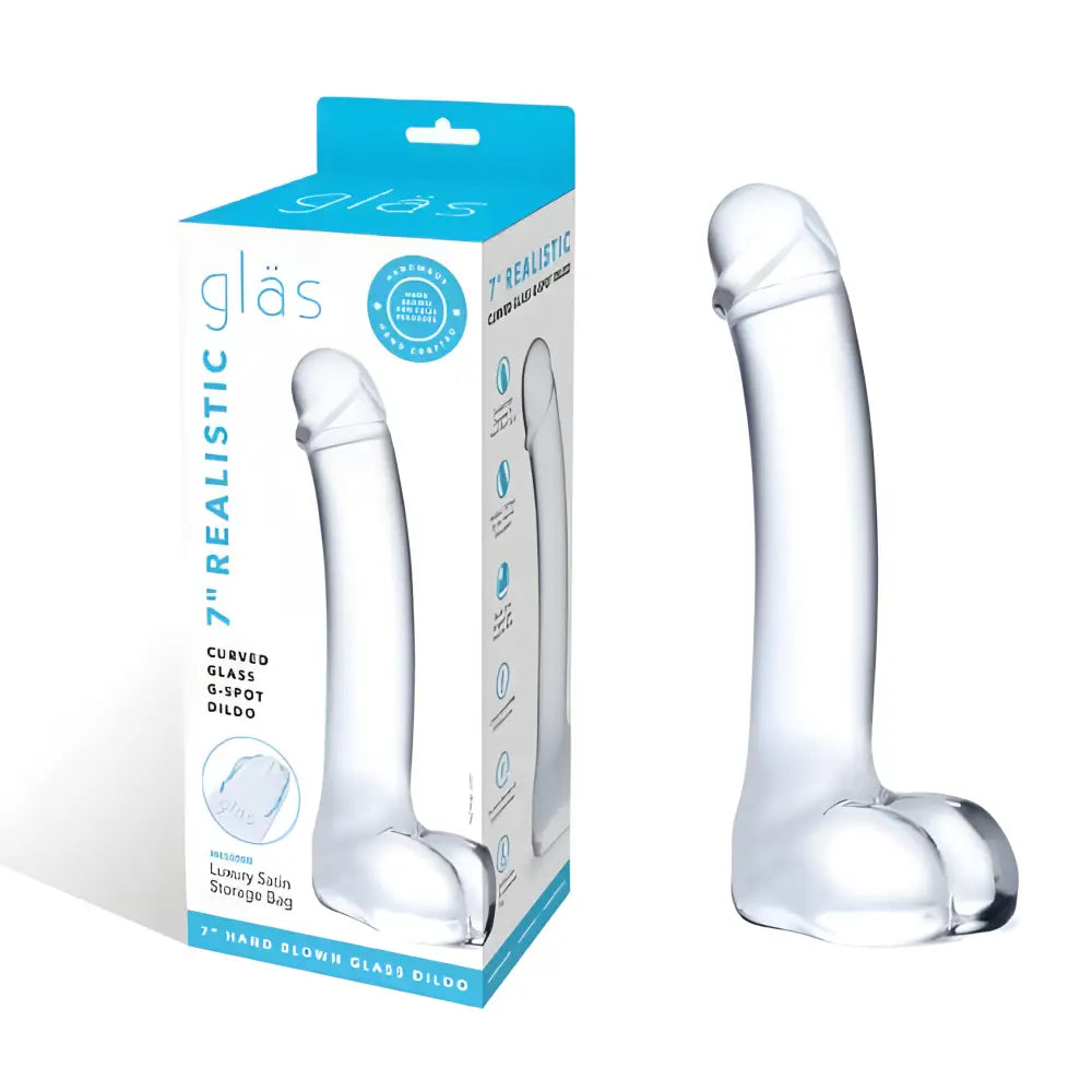 Glass Realistic Penis Shaped Dildo - Save 20% - Fast Shipping - United Kingdom Stoke-on-trent