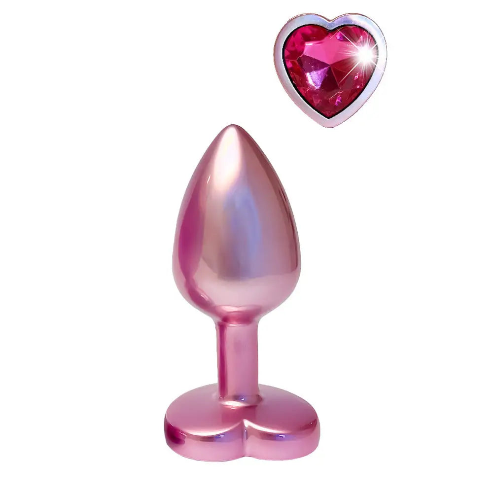 Gleaming Love Pearl Pink Butt Plug Small - Save 15% - Fast Shipping - Anal Dildos United Kingdom Stoke-on-trent