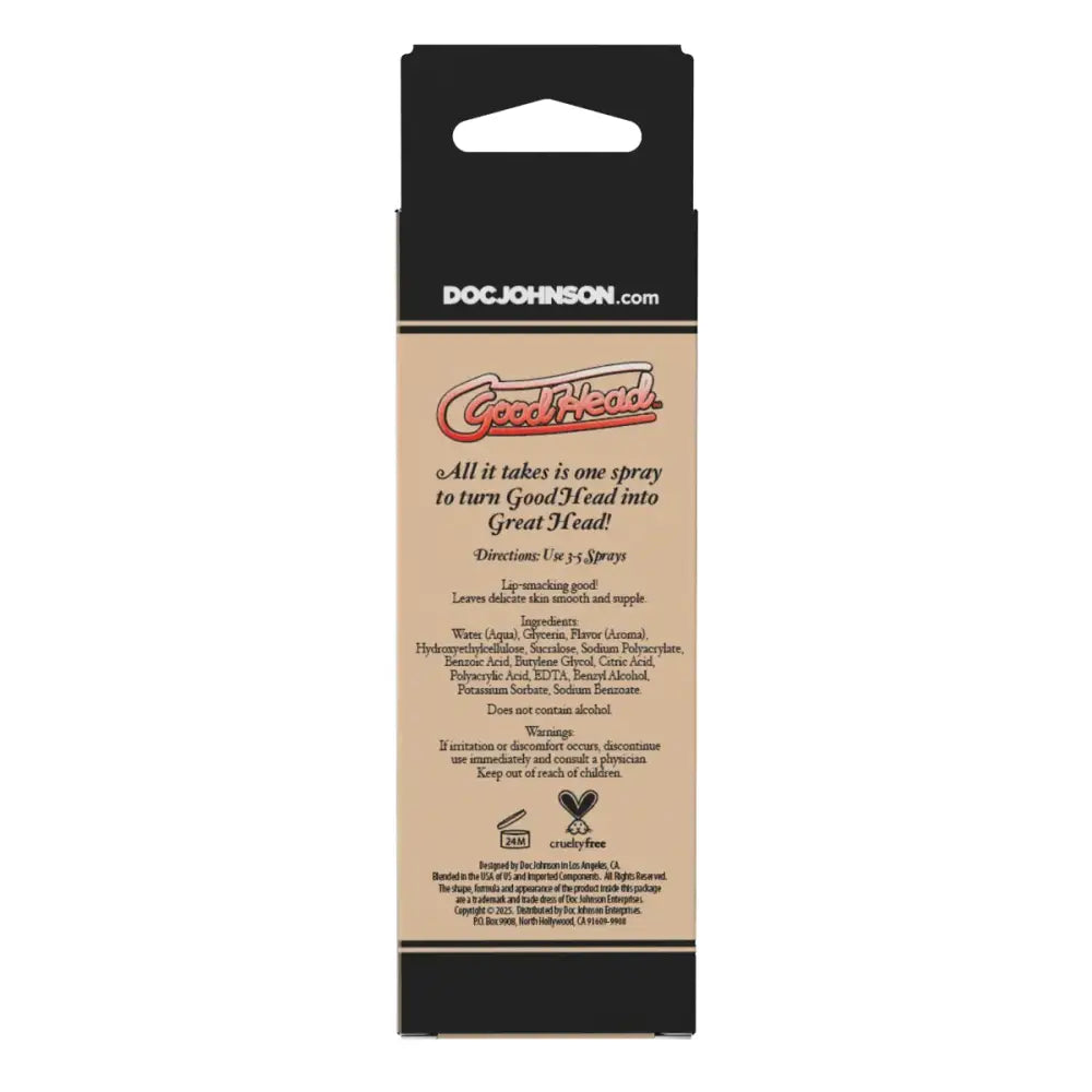 Goodhead Juicy Head Cocktails Dry Mouth Spray Strawberries & Champagne 59ml - Save 25% - Sale United Kingdom Stoke-on-trent