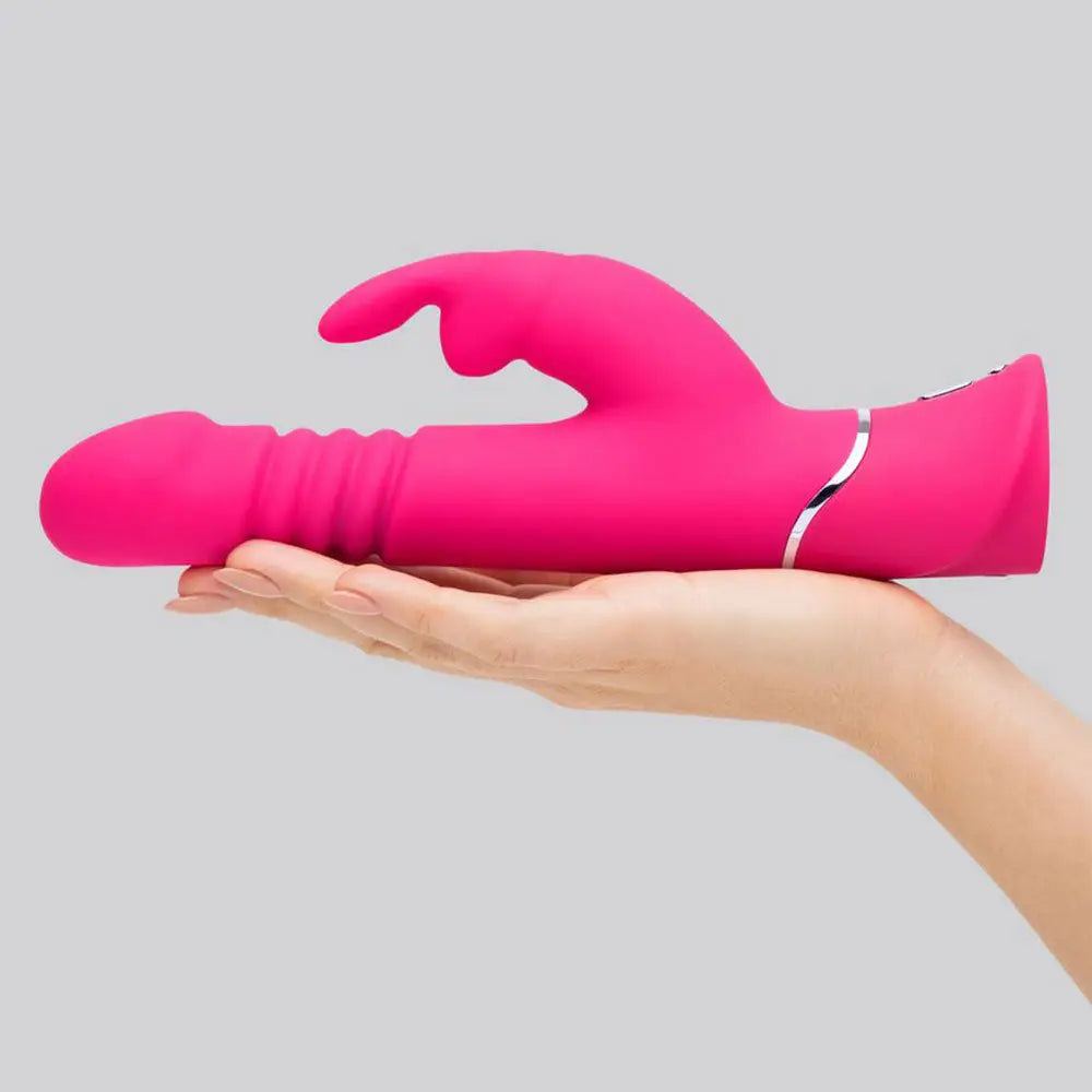 Happy Rabbit Thrusting Realistic Pink - Save 15% - Fast Shipping - Vibrator United Kingdom Stoke-on-trent
