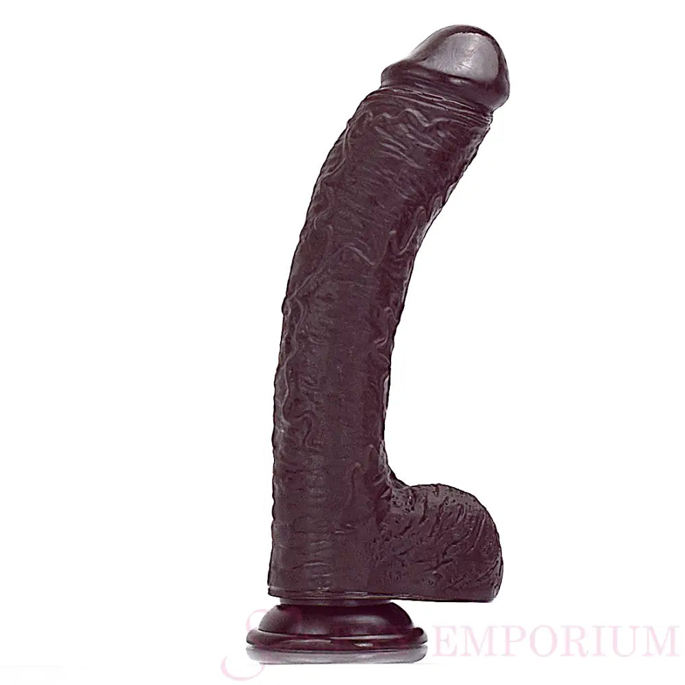 Hung 9.5 Inch Dildo Brown - Dildos - Save 15% - Fast Shipping - United Kingdom Stoke-on-trent