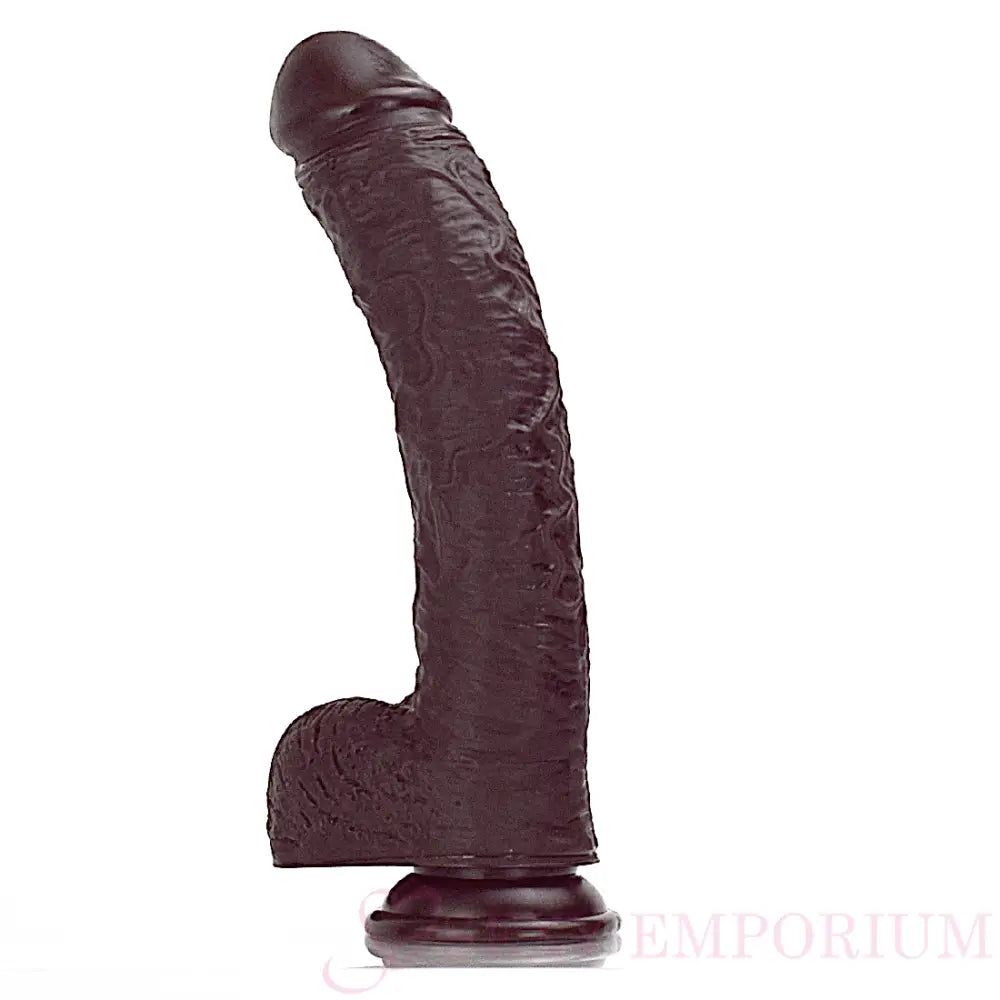 Hung 9.5 Inch Dildo Brown - Dildos - Save 15% - Fast Shipping - United Kingdom Stoke-on-trent