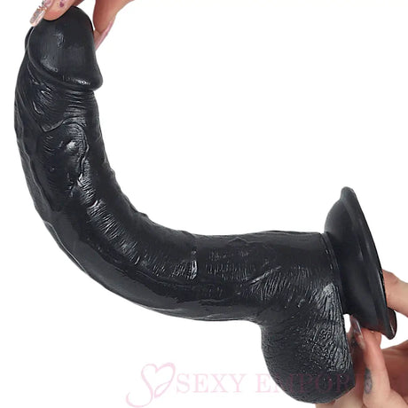 Hung Lover 10 Inch Dildo Black - Dildos - Save 15% - Fast Shipping - United Kingdom Stoke-on-trent