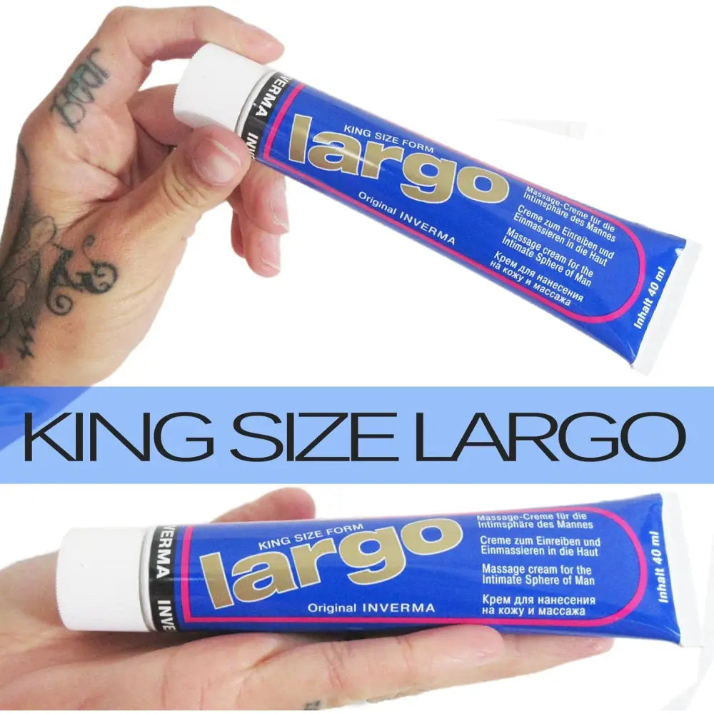 Inverma Largo Development Cream 40 Ml King Size - Save 25% - Sale United Kingdom Stoke-on-trent