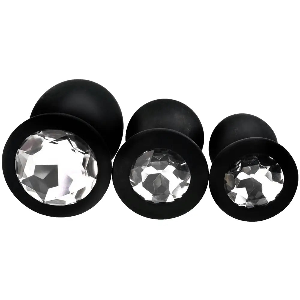 Jewel Butt Plug Anal Training Set - Fast Shipping - Dildos United Kingdom Stoke-on-trent
