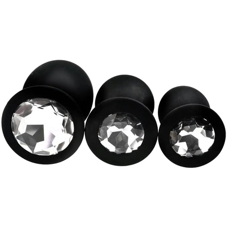 Jewel Butt Plug Anal Training Set - Fast Shipping - Dildos United Kingdom Stoke-on-trent