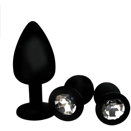 Jewel Butt Plug Anal Training Set - Fast Shipping - Dildos United Kingdom Stoke-on-trent